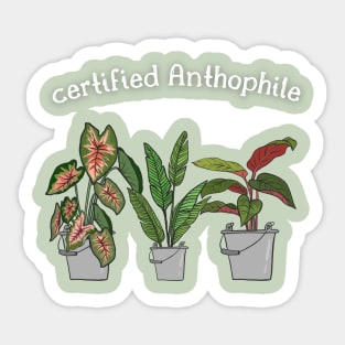 Certified Anthophile Sticker